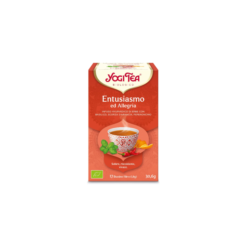 Organic infusion "enthusiasm and cheerfulness" - yogi tea 17 filters