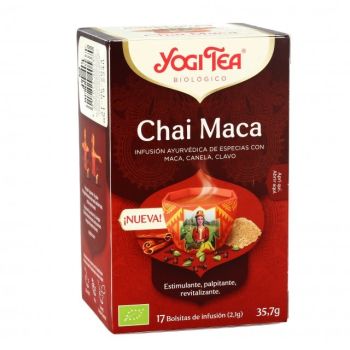 Infusion bio 'chai maca' avec cannelle et clous de girofle' - yogi tea 17 filtres
