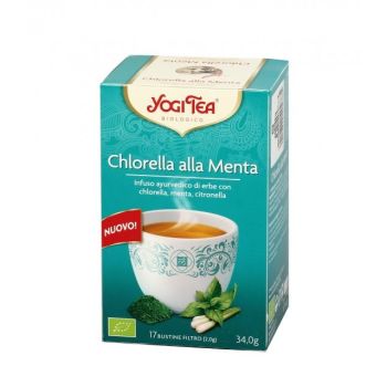 Bio chlorella minze aufguss - yogi tea 17 filter