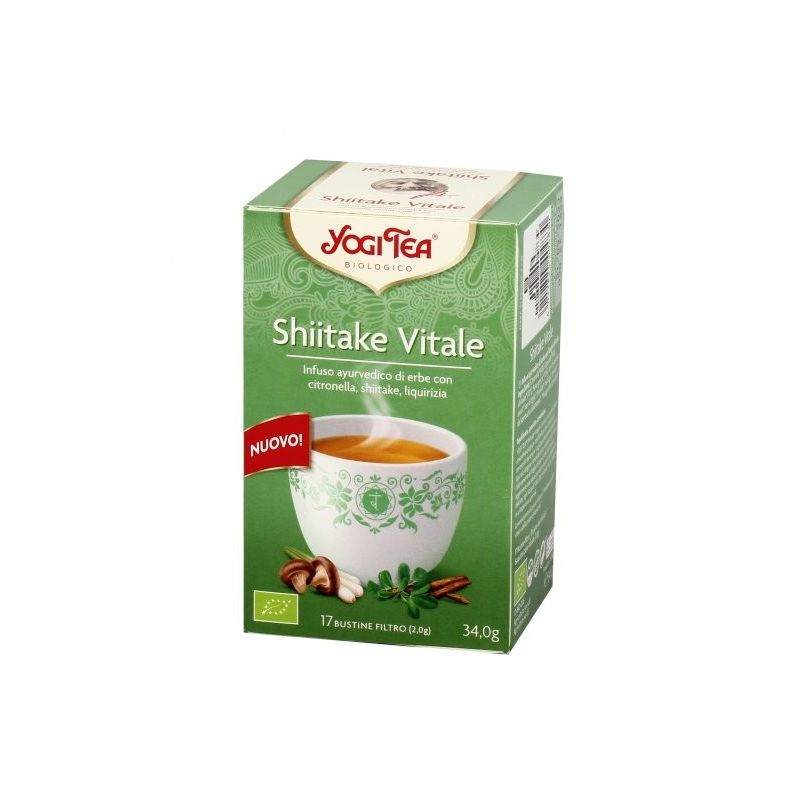 Infuso bio  "shiitake vitale"  -  yogi tea  17 filtri