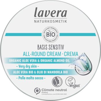 Crema facial y corporal lavera basis sensitiv