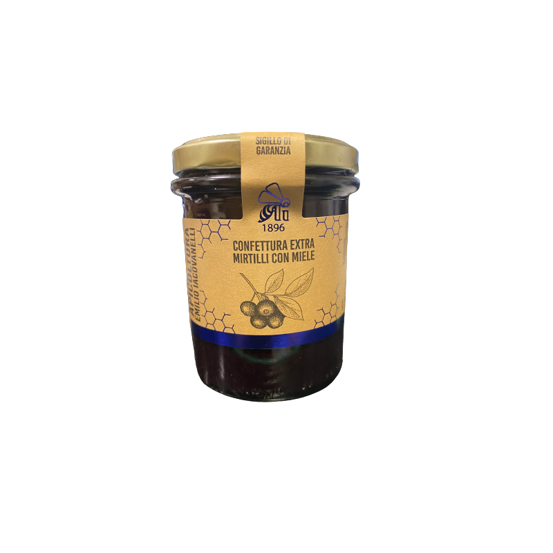 Confiture extra de myrtilles et de miel