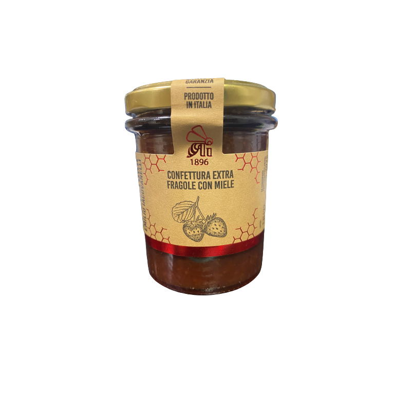 Extra strawberry jam and honey