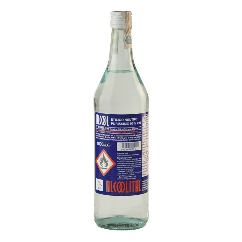 Alcool etilico puro 96° - 1 lt Alcool etilico puro 96° - 1 lt