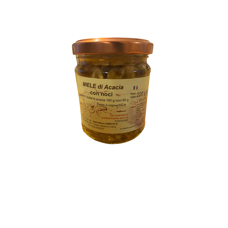 Honig mit walnüssen 220g