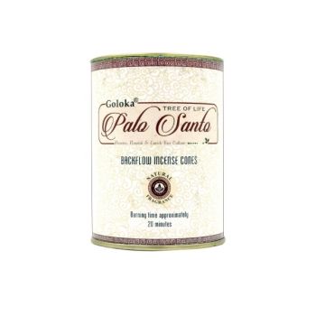 Can of 24 back flow goloka palo santo cones