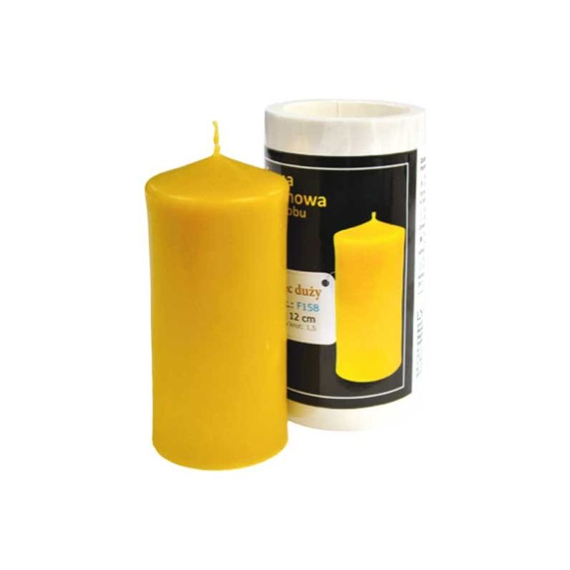 Stampo in silicone per candela cilindro liscio (medio)