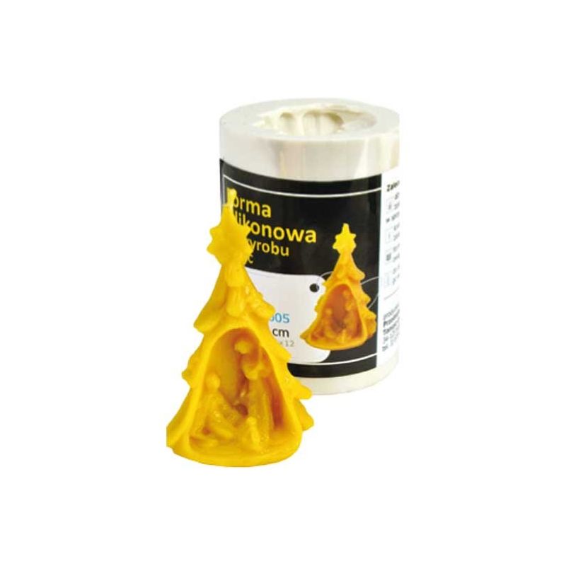 Stampo in silicone per candela mini presepe