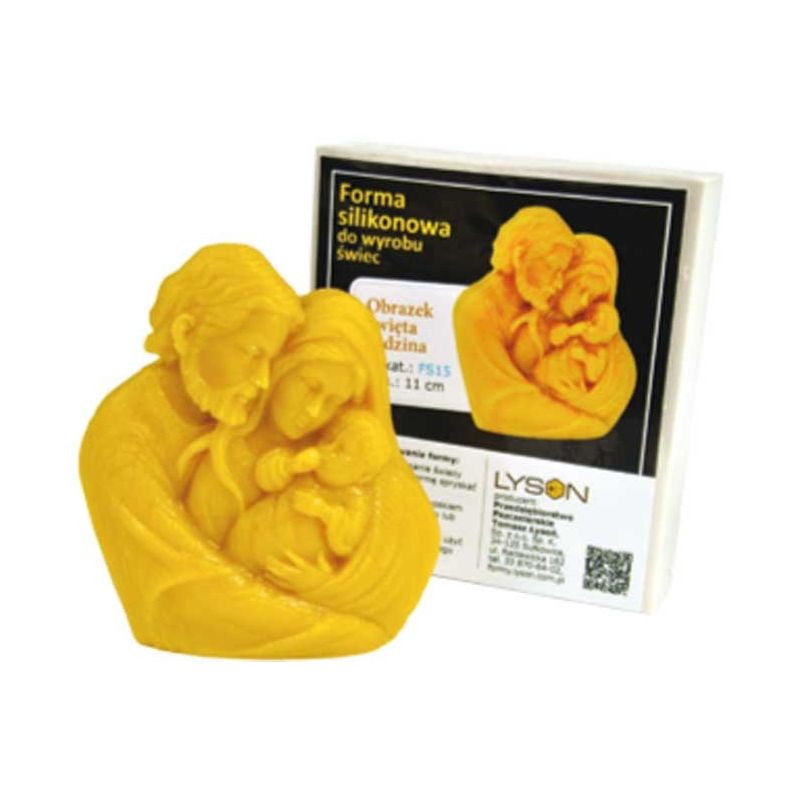 Stampo in silicone per candele con presepe della Sacra Famiglia, stampo in  resina epossidica per sapone fai da te, creazione di candele, decorazioni