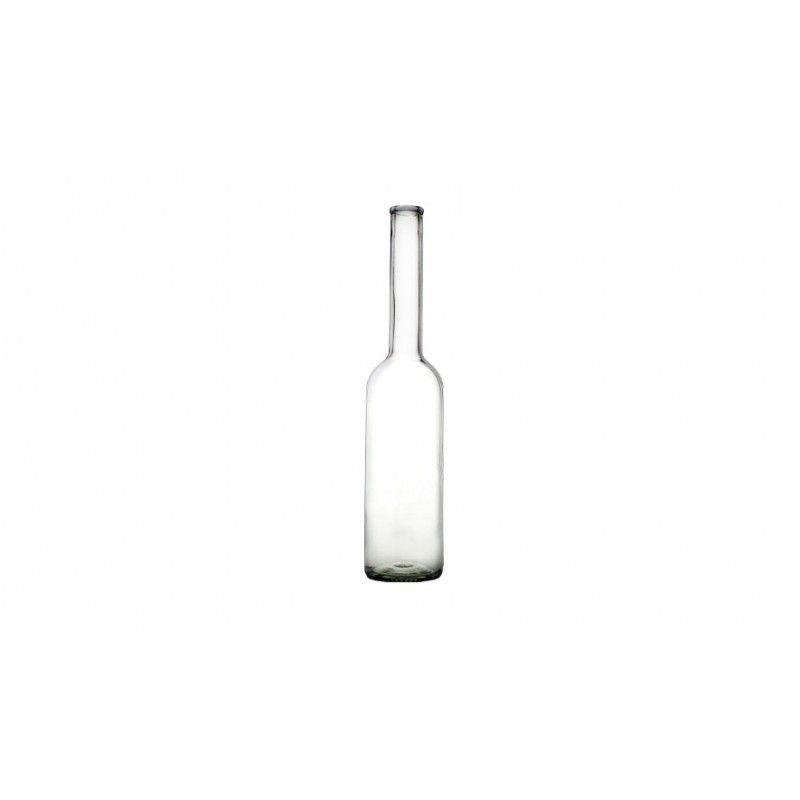 White glass bottle with long neck 500 ml