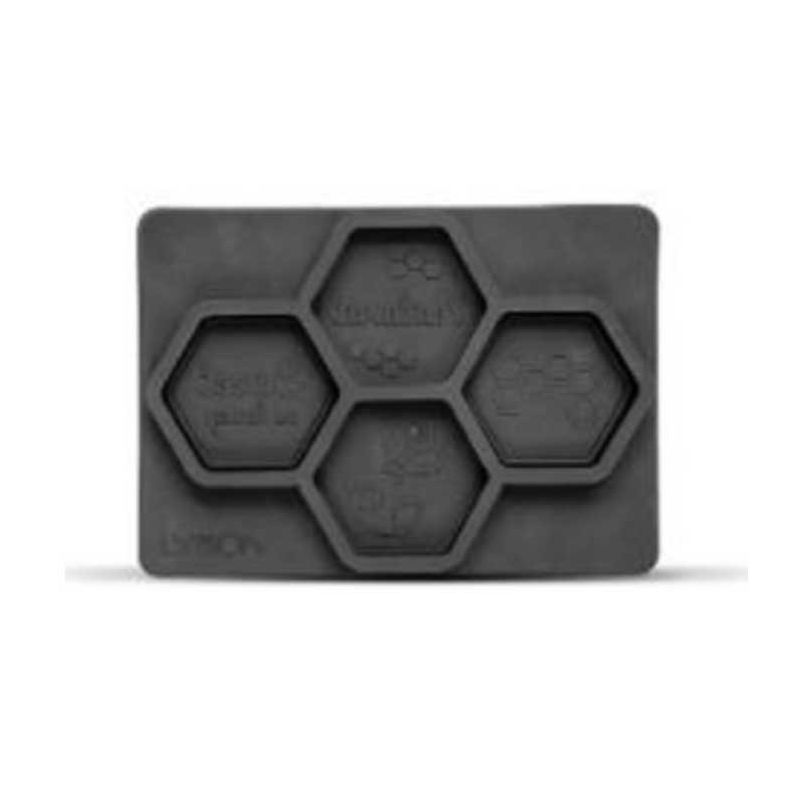 Silicone soap mold - hexagons 4 soaps Silicone soap mold - hexagons 4 soaps