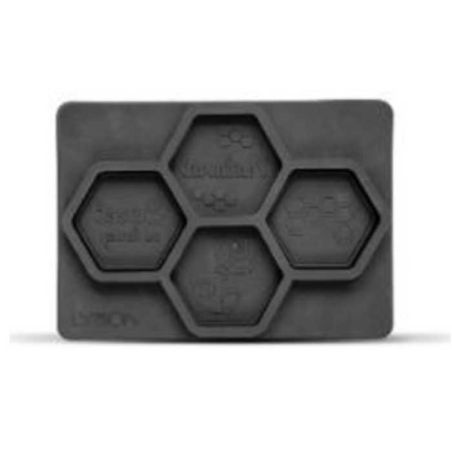 Soap mold - hexagons 4 soaps