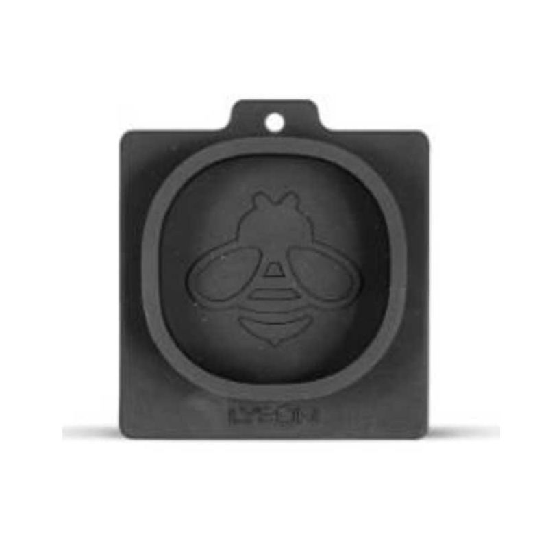 Stampo in silicone per sapone - ape su fondo ovale Stampo in silicone per sapone - ape su fondo ovale