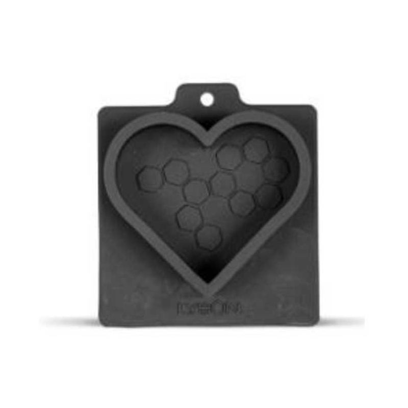 Moule à savon en silicone - coeur