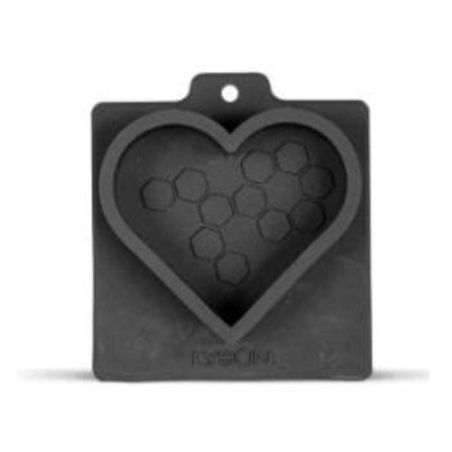 Silicone soap mold - heart