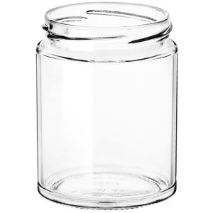 Vaso in vetro cilindrico simply 314 ml t70 per miele 400 g