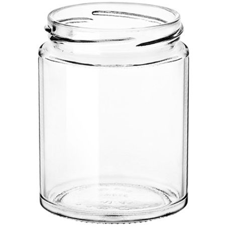 Vaso in vetro cilindrico simply 314 ml t70 per miele 400 g