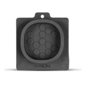 Silicone soap mold - hexagonal cells on oval background