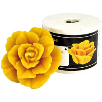 Candle mold- open rose