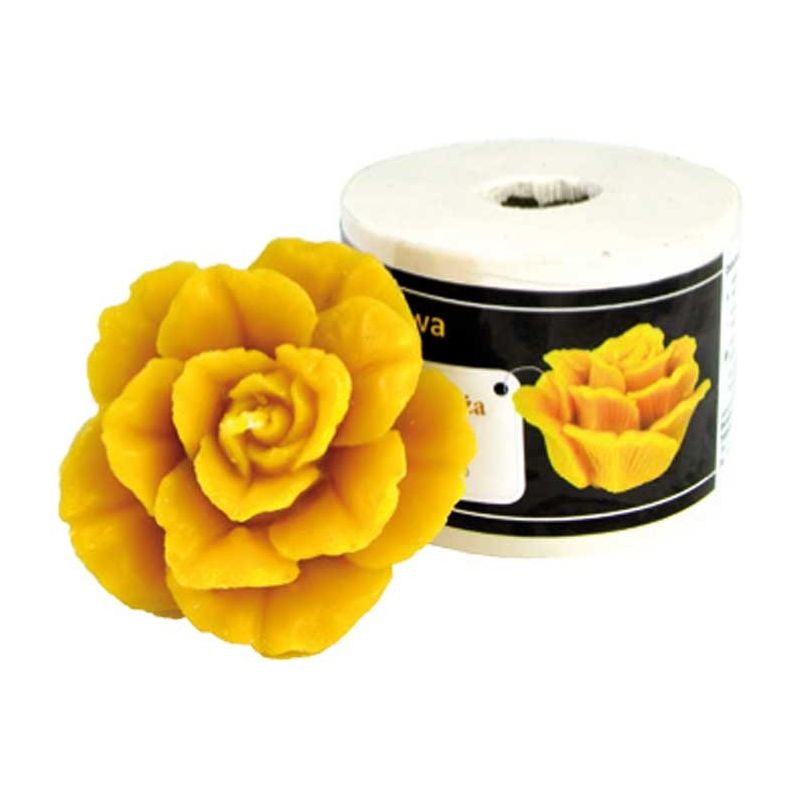 Molde para velas - rosa abierta