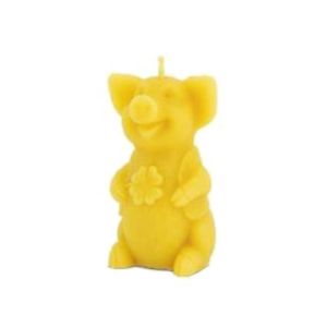 Silicone mold for candle pig with four-leaf clover