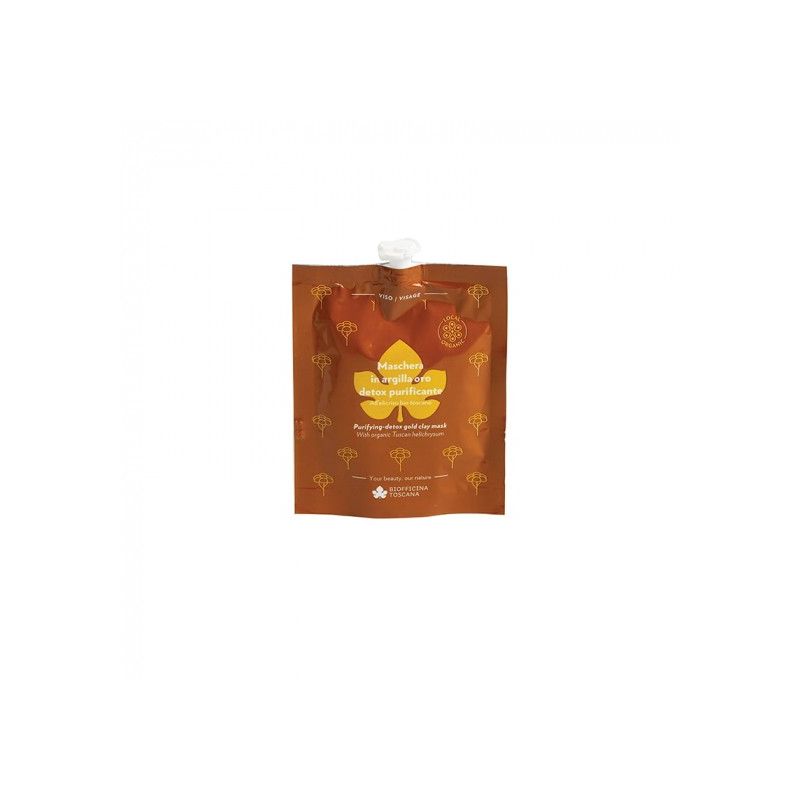 Gold-Entgiftungsmaske aus Tonerde - biofficina toscana
