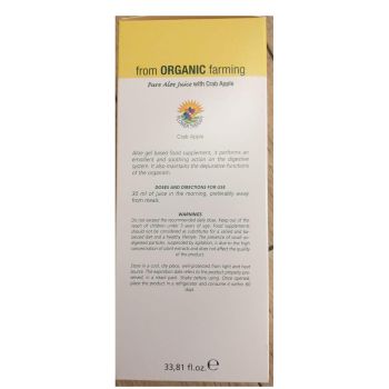 Aloe-saft und fruchtfleisch - nahrungsergänzungsmittel 1000 ml