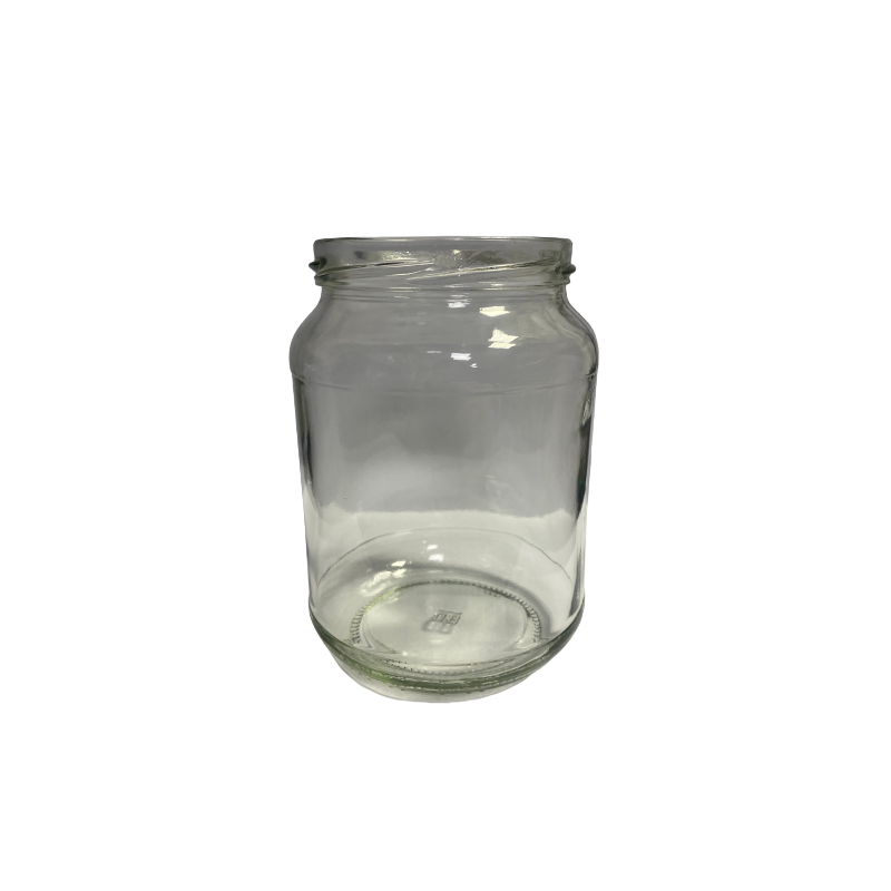 Smooth glass jar for honey 1kg - 773 ml - with t82 twist-off capsule
