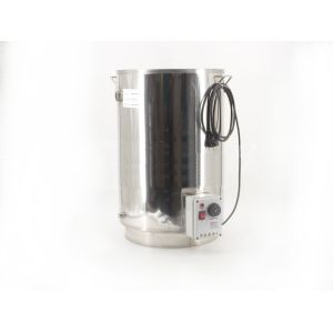 Double chamber stainless steel wax kettle 50 l