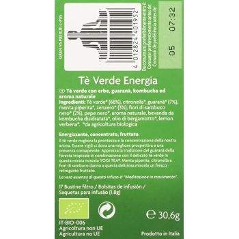 Yogi Grüner Energie Tee - Yogi Tee 17 Filter