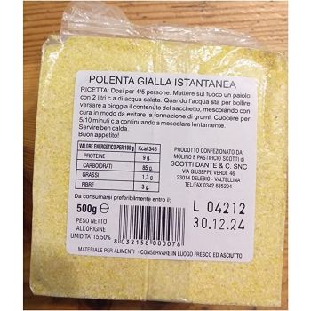 Farine jaune instantanée pour polenta valtellina - 500 g