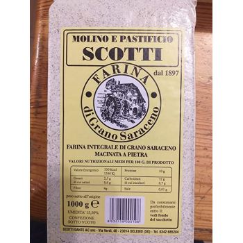 Farina nera integrale di grano saraceno 1kg