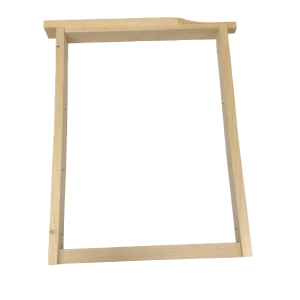 Dadant-Blatt Halbrahmchen zum Einrasten mit Draht