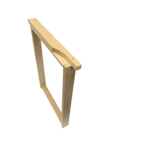 Dadant-Blatt Halbrahmchen zum Einrasten mit Draht