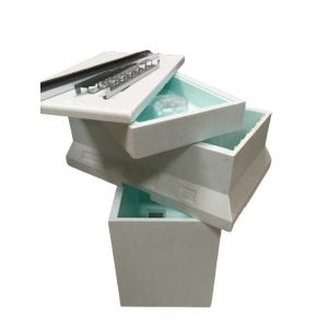 Beehive set d.b. 6 high-density green polystyrene frames