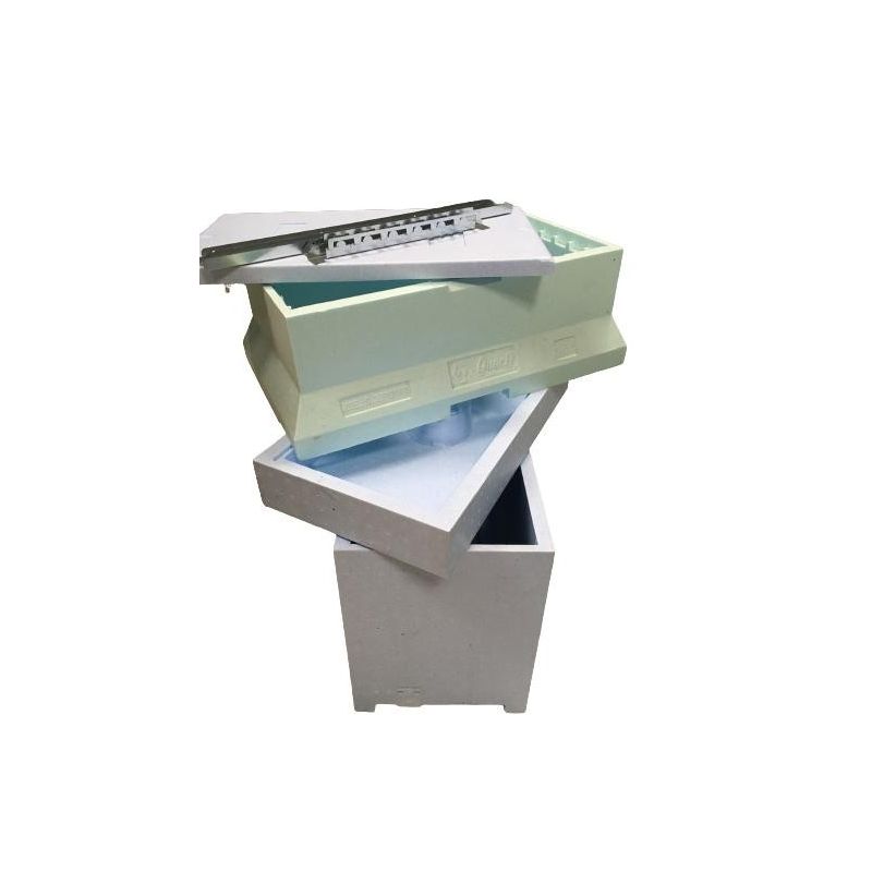 Set arnia d.b. da 6 favi in polistirolo azzurro senza lamiera di fondo