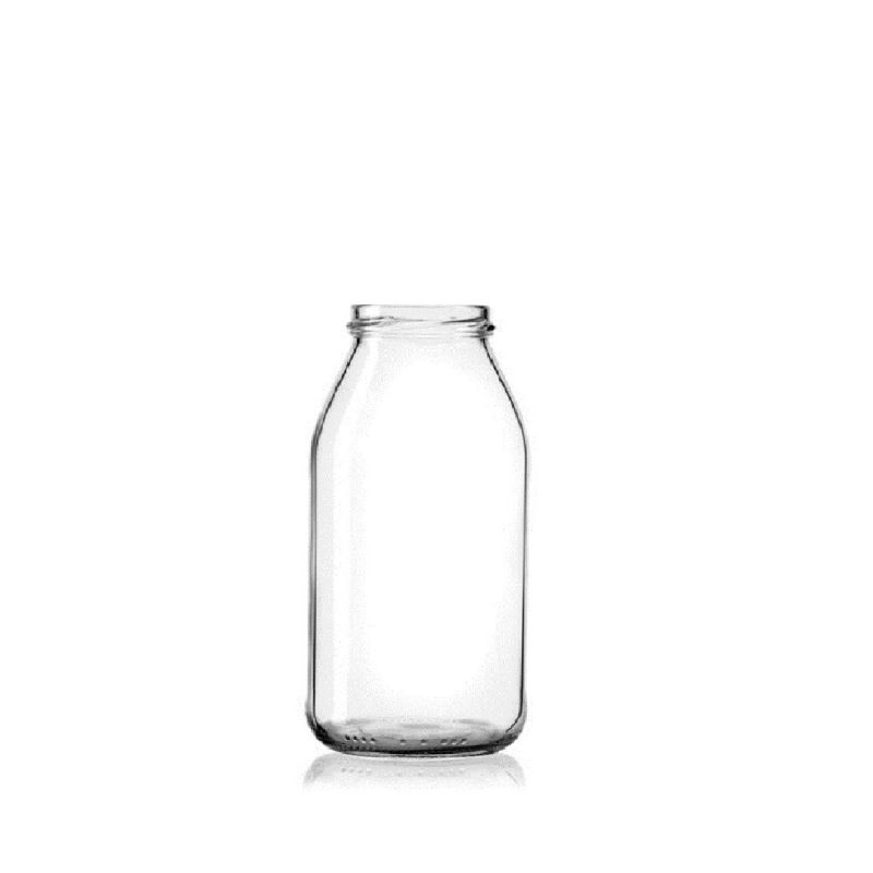 Bottiglia in vetro latte/succo  500 ml - con capsula twist-off TO 53
