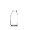 Bottiglia in vetro latte/succo  500 ml - con capsula twist-off to53
