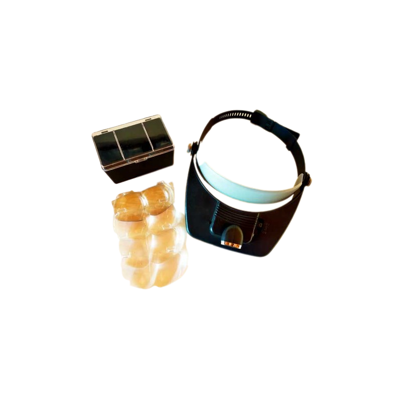 Visor with lenses for traslarvo