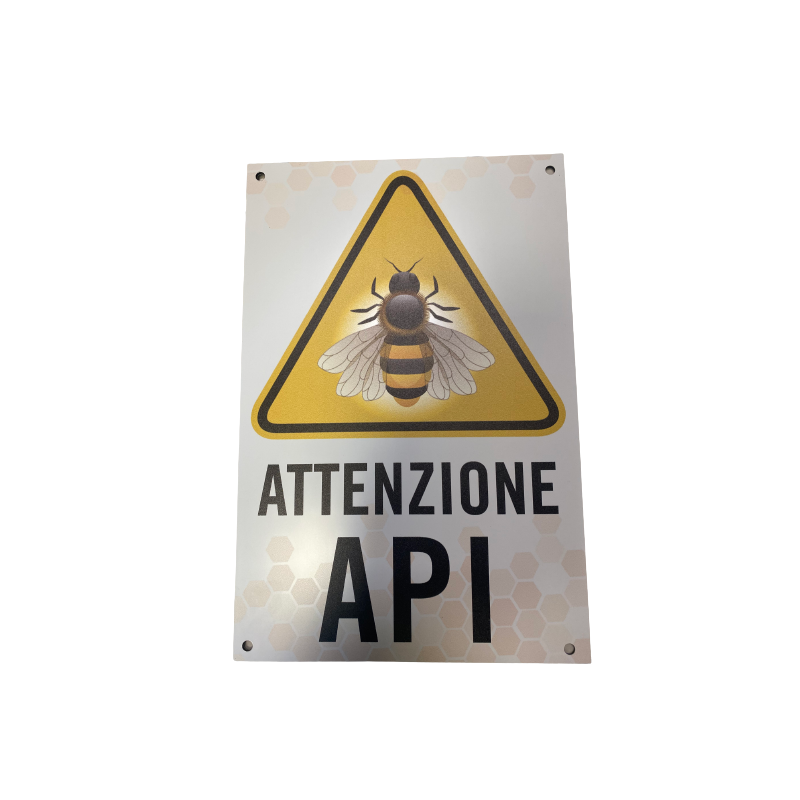 Insegna "attenzione api" Insegna "attenzione api"