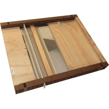 Colector de polen con fondo móvil para colmenas cubo dadant