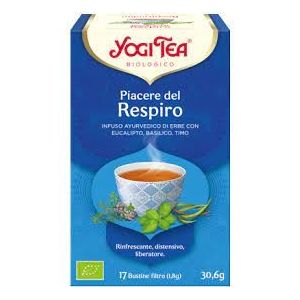 Infuso bio "piacere del respiro" - yogi tea 17 filtri