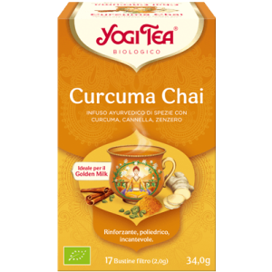 Bio-Kurkuma Chai-Aufguss - Yogi Tee 17 Filter