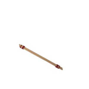 Wooden stopper for wax candles