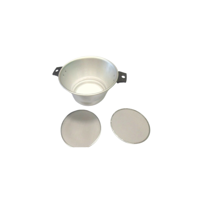 Zweimaschiger aluminium-honigfilter