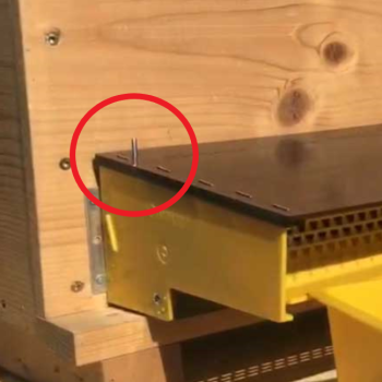 Trappola raccogli polline in plastica per arnia dadant/langstroth cubo 10 favi