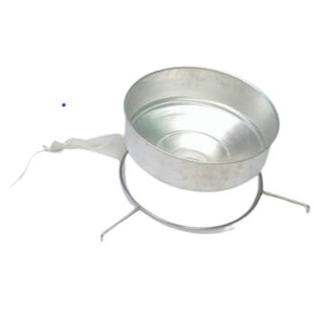 Aluminiumtrichter-honigfilter mit kleinem schlauchfilter mit ständer