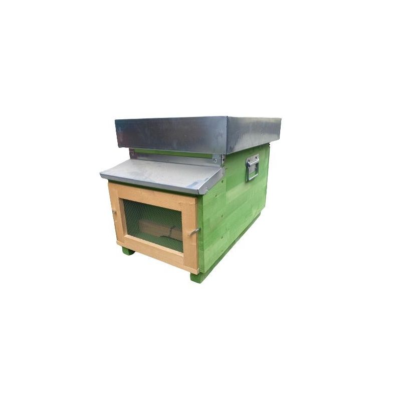 Dadant migratory beehive 8 honeycomb with fixed anti varroa bottom (only nest)