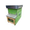 Dadant migratory beehive 8 honeycomb with fixed anti varroa bottom with super and frames