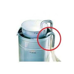 Narrow "u" terminal for honey pump connection pipe